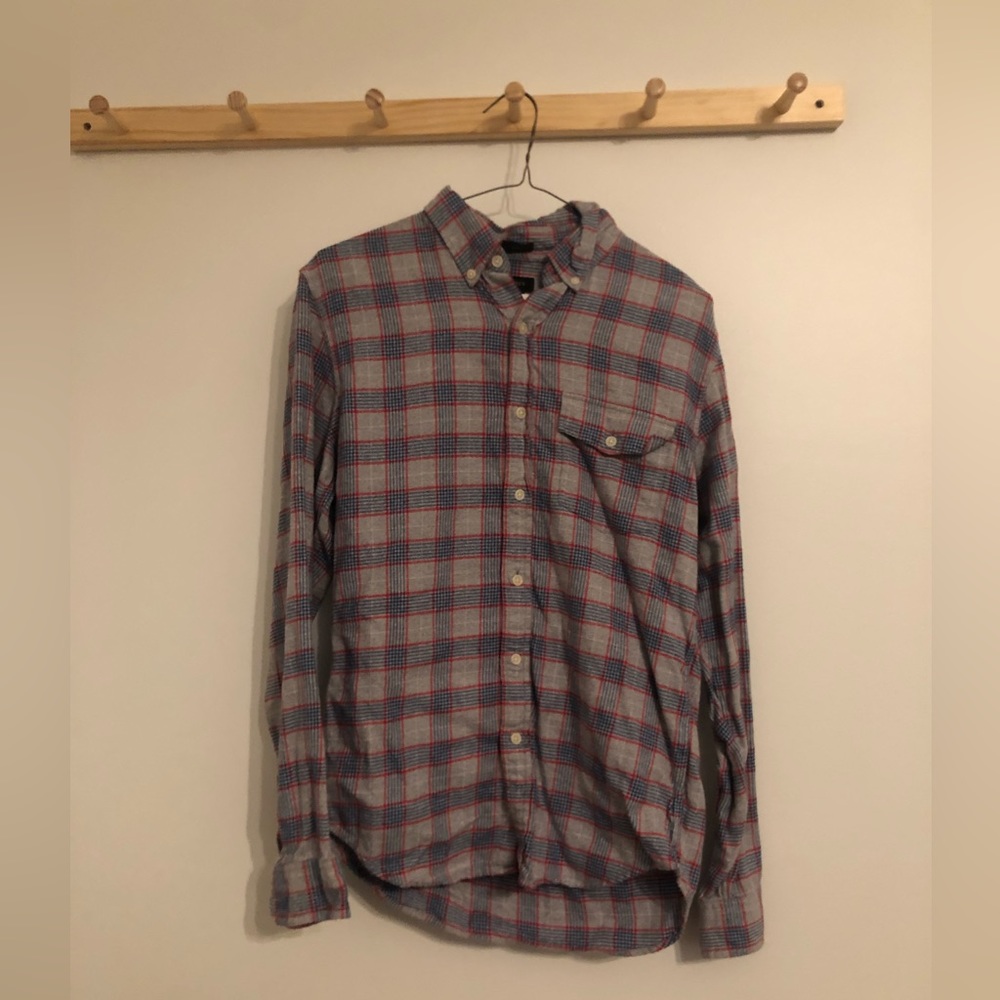 J.Crew flannel long sleeved button down